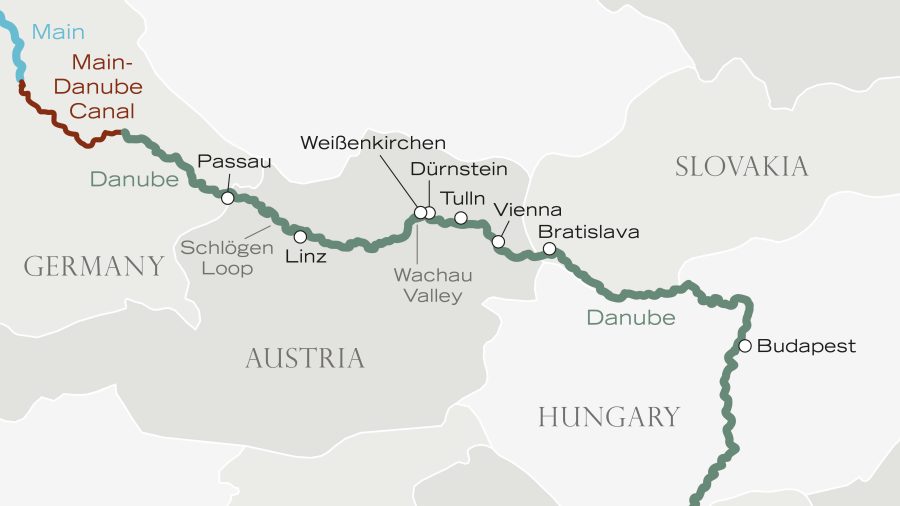 Budapest to Passau